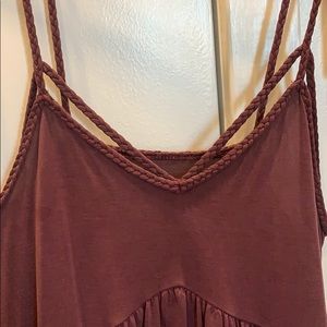 American Eagle Braided Babydoll Cami